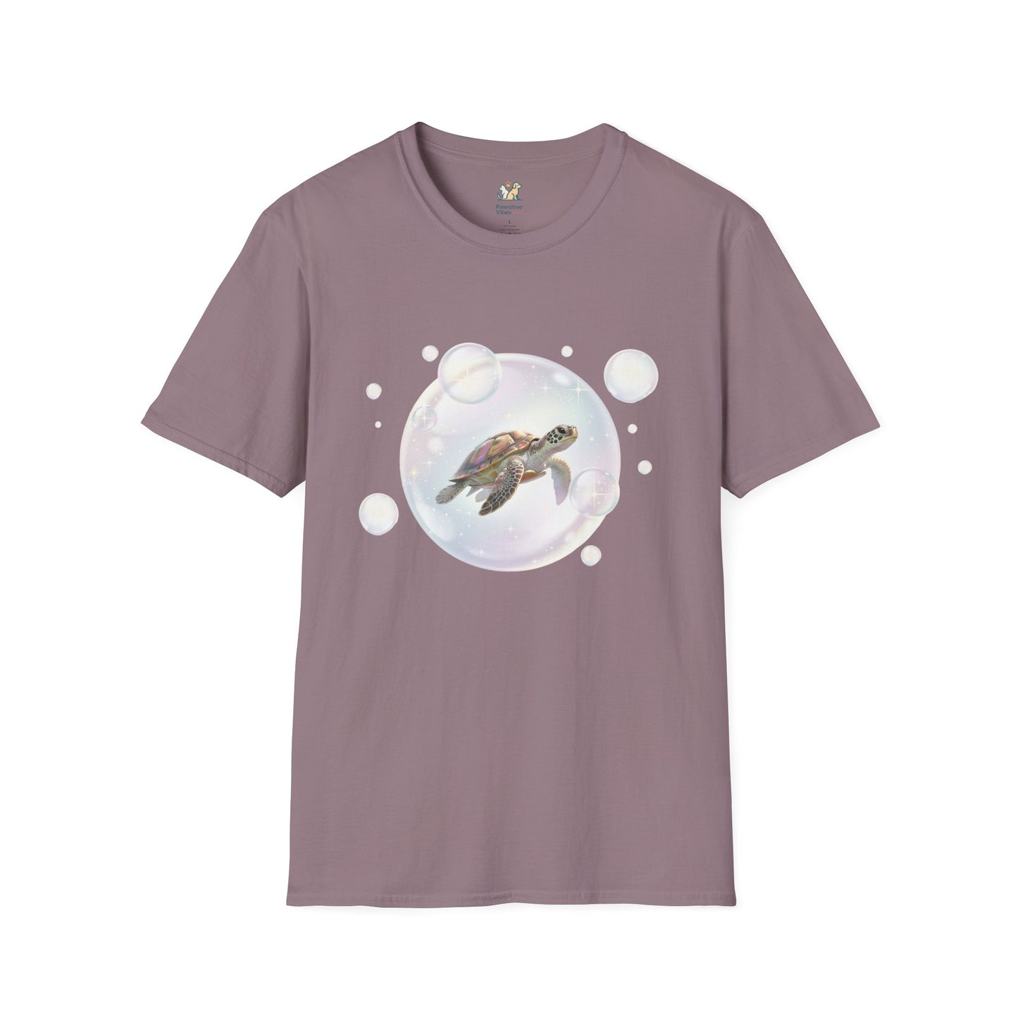 Turtle Floating In Bubble T-Shirt
