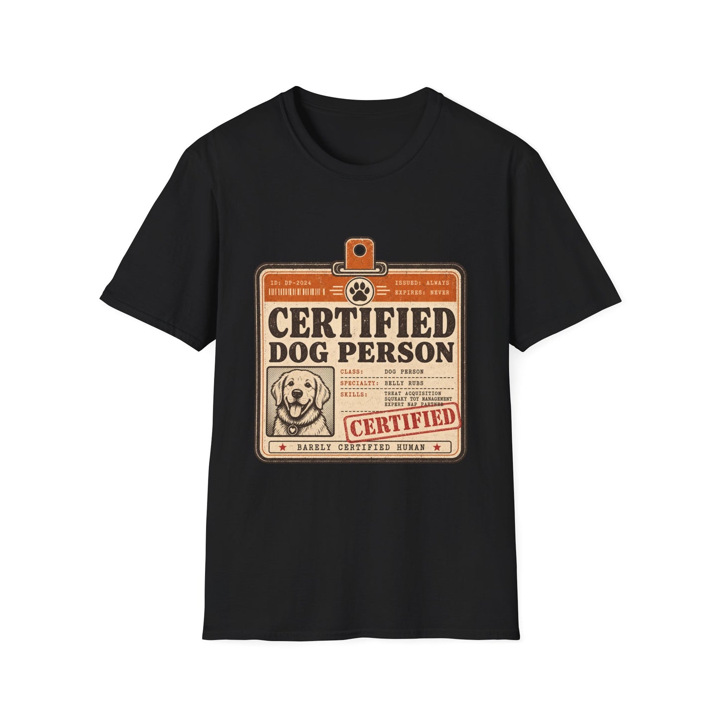 Certified Dog Person T-Shirt