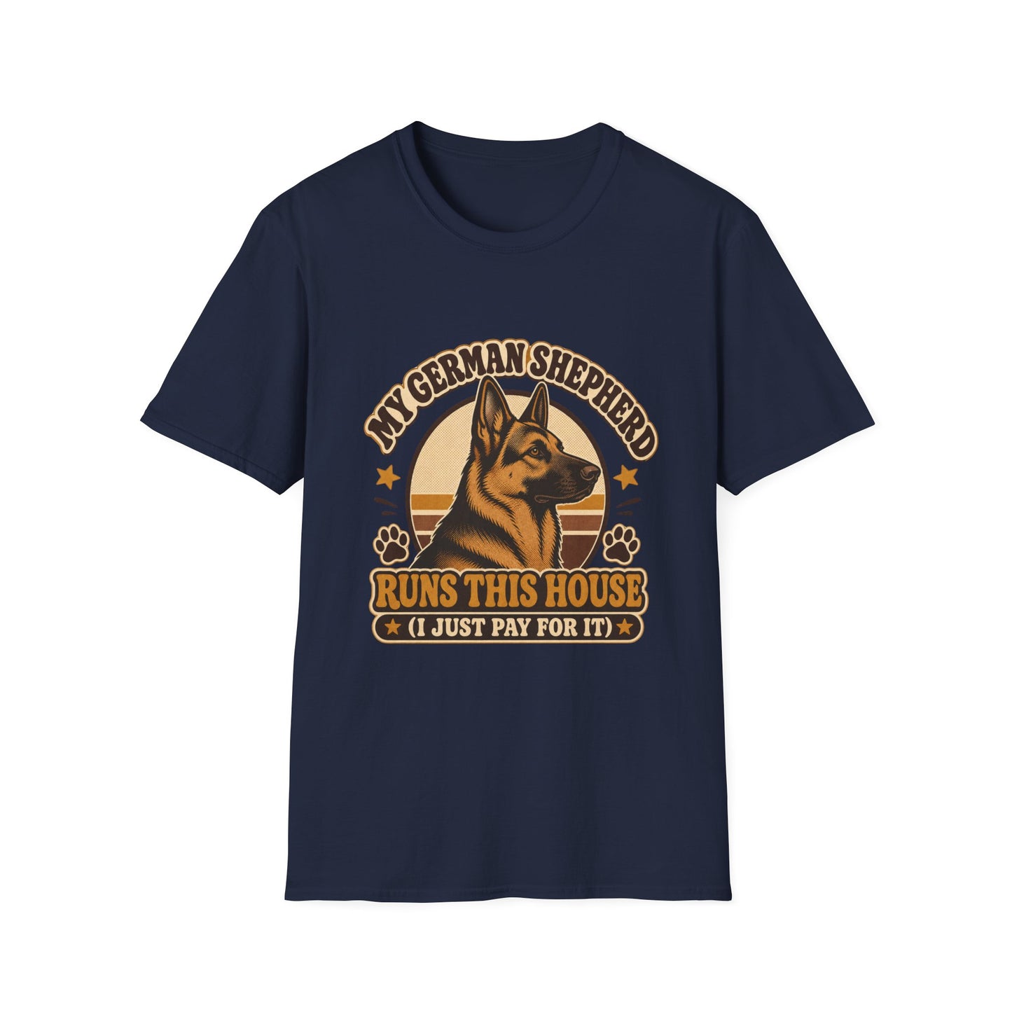 My German Shepherd Runs This House T-Shirt
