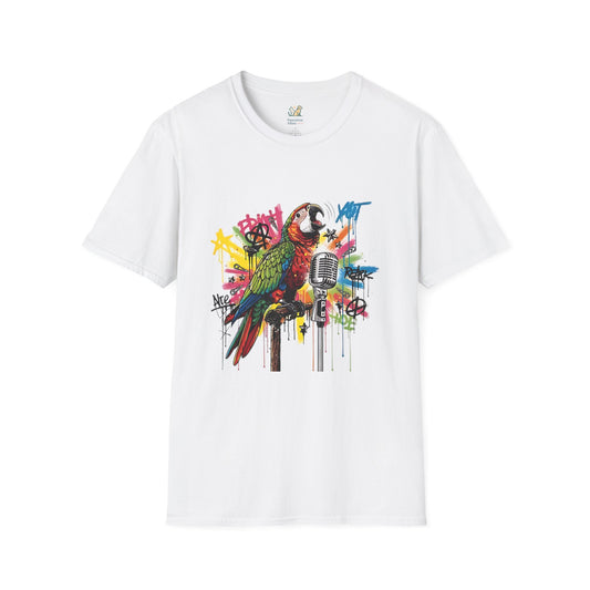 Punk Parrot Singing T-Shirt
