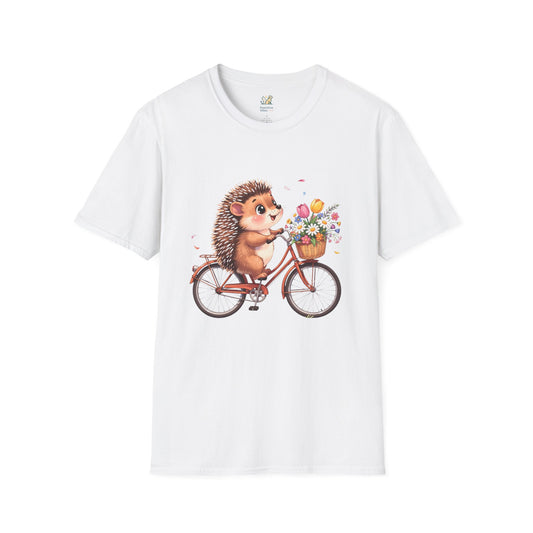 Hedgehog Riding A Bicycle T-Shirt