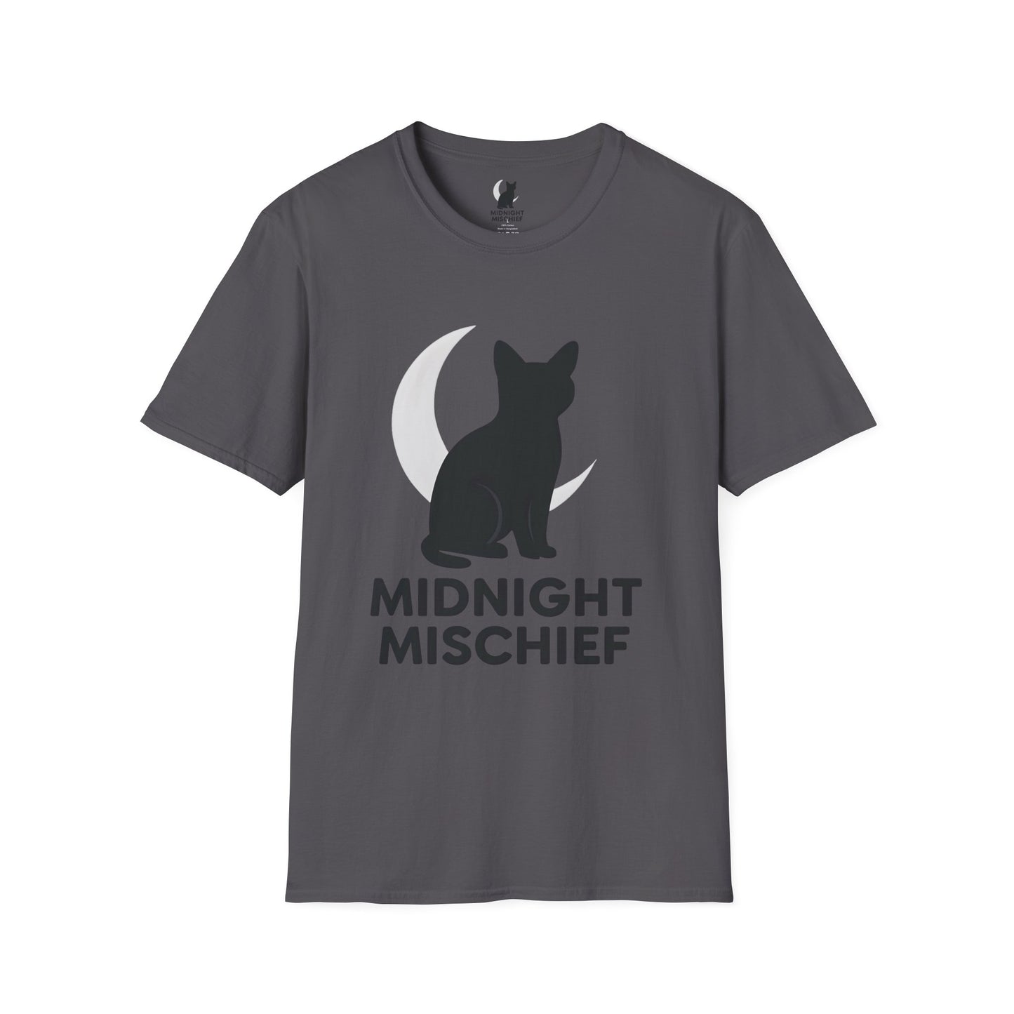 Midnight Mischief Moonlit Cat T-Shirt