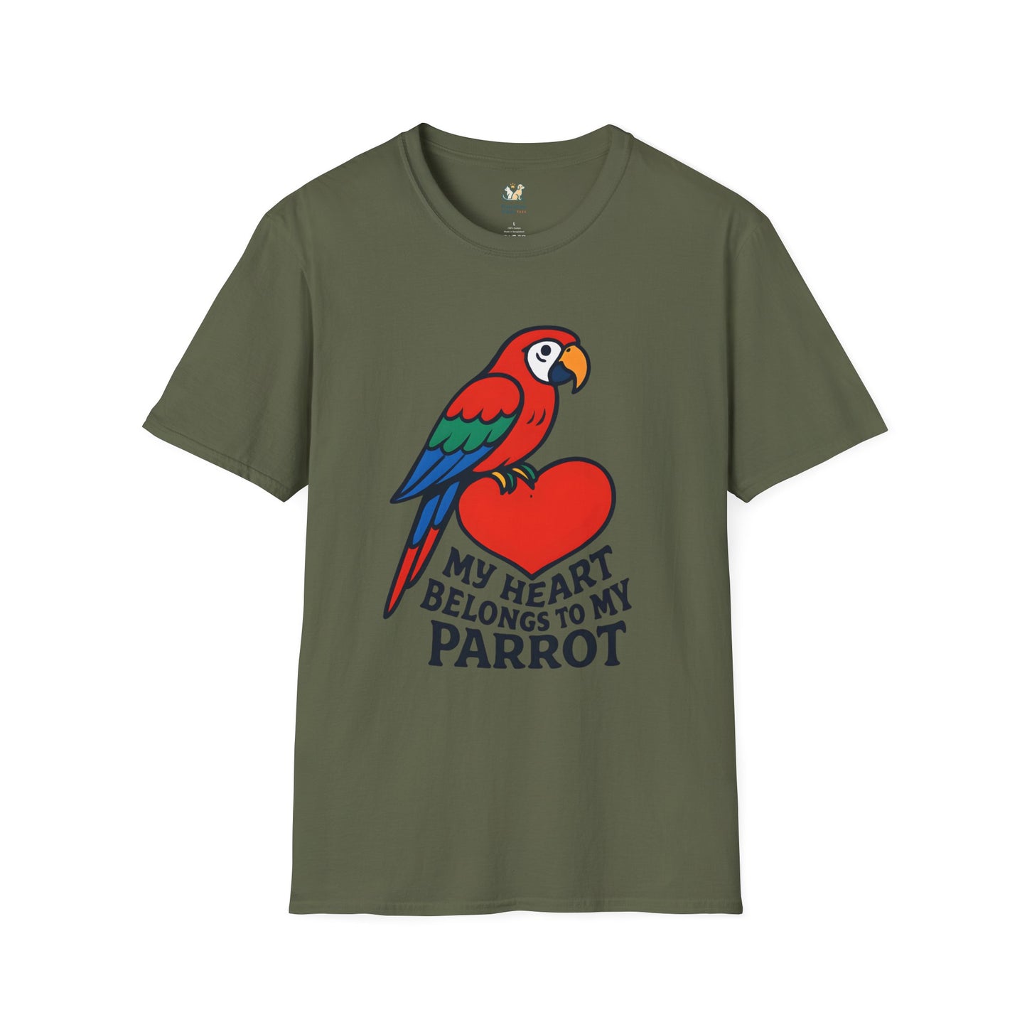 My Heart Belongs To My Parrot T-Shirt