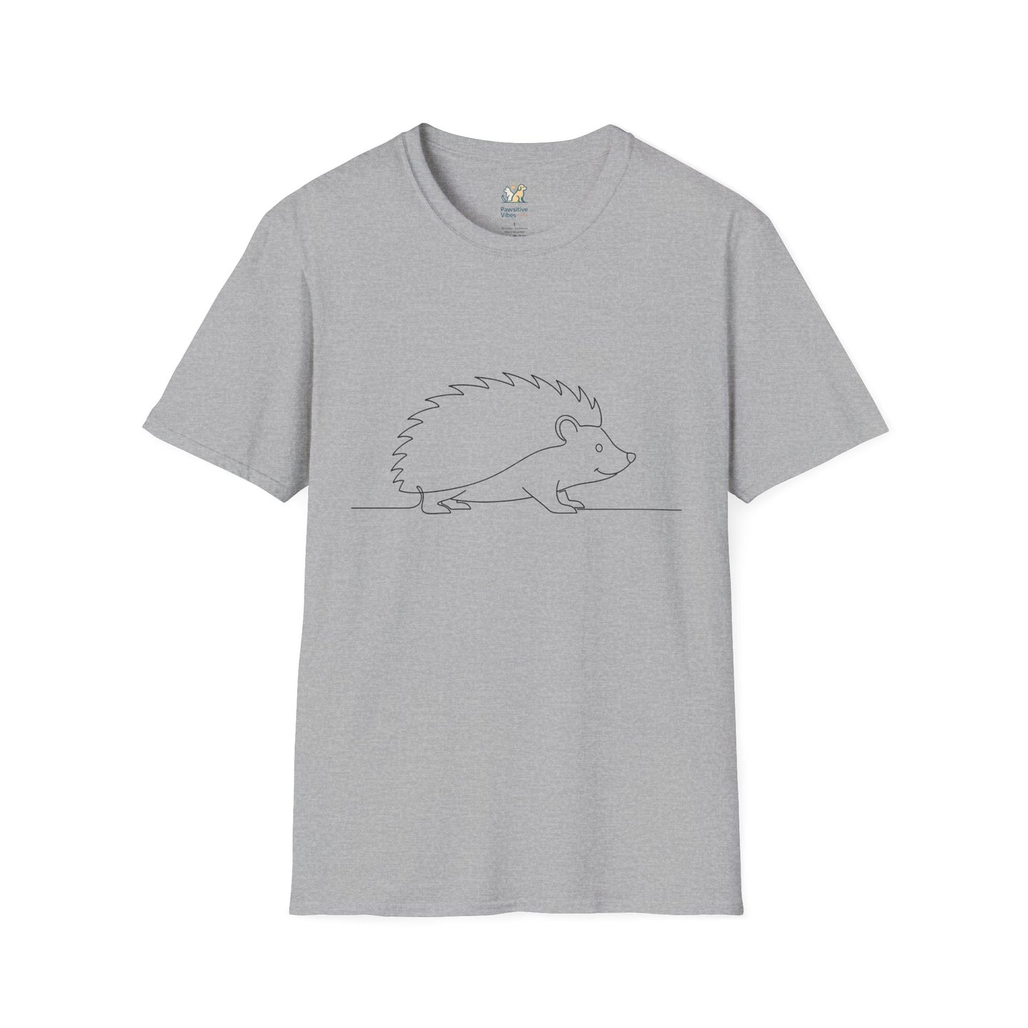Hedgehog Line Art T-Shirt