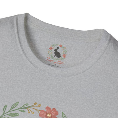 Bunny Mom Floral Wreath T-Shirt