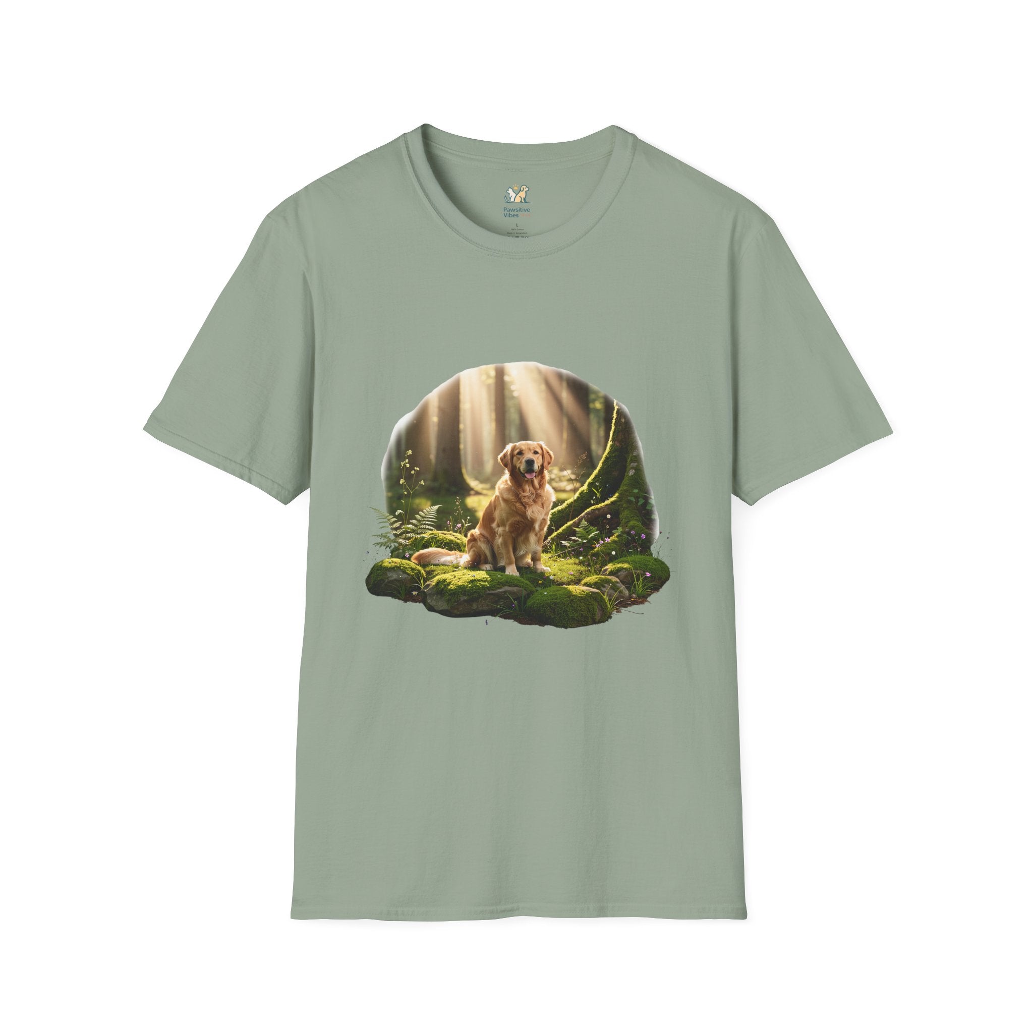 Golden Retriever In A ForestT-Shirt