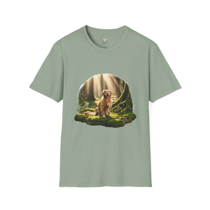 Golden Retriever In A ForestT-Shirt