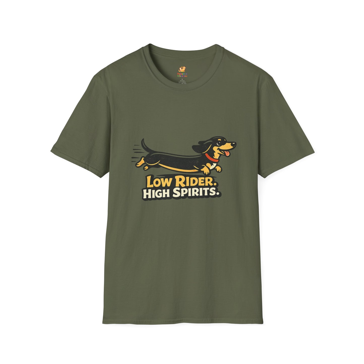 Low Rider High Spirits Dachshund T-Shirt