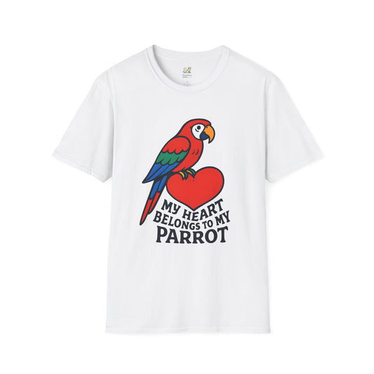 My Heart Belongs To My Parrot T-Shirt