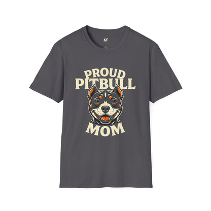 Proud Pitbull Mom T-Shirt