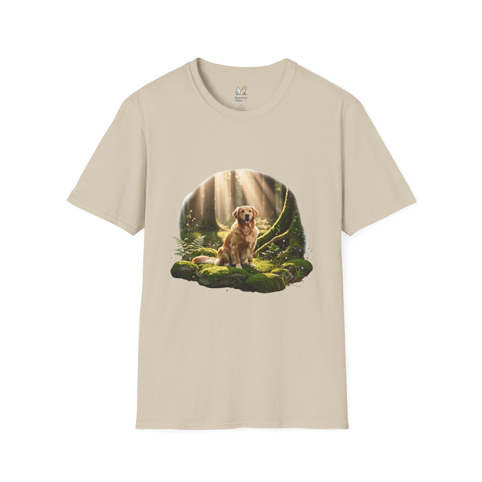 Golden Retriever In A ForestT-Shirt