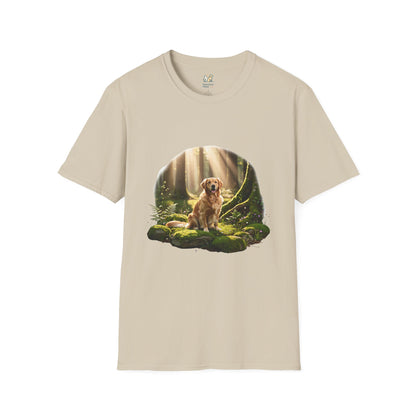 Golden Retriever In A ForestT-Shirt