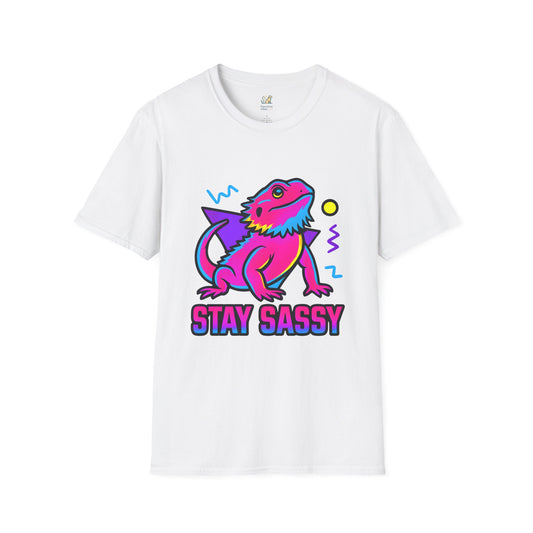 Neon Lizard Illustration T-Shirt