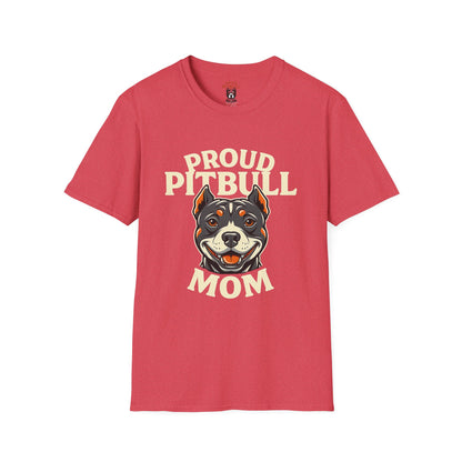 Proud Pitbull Mom T-Shirt