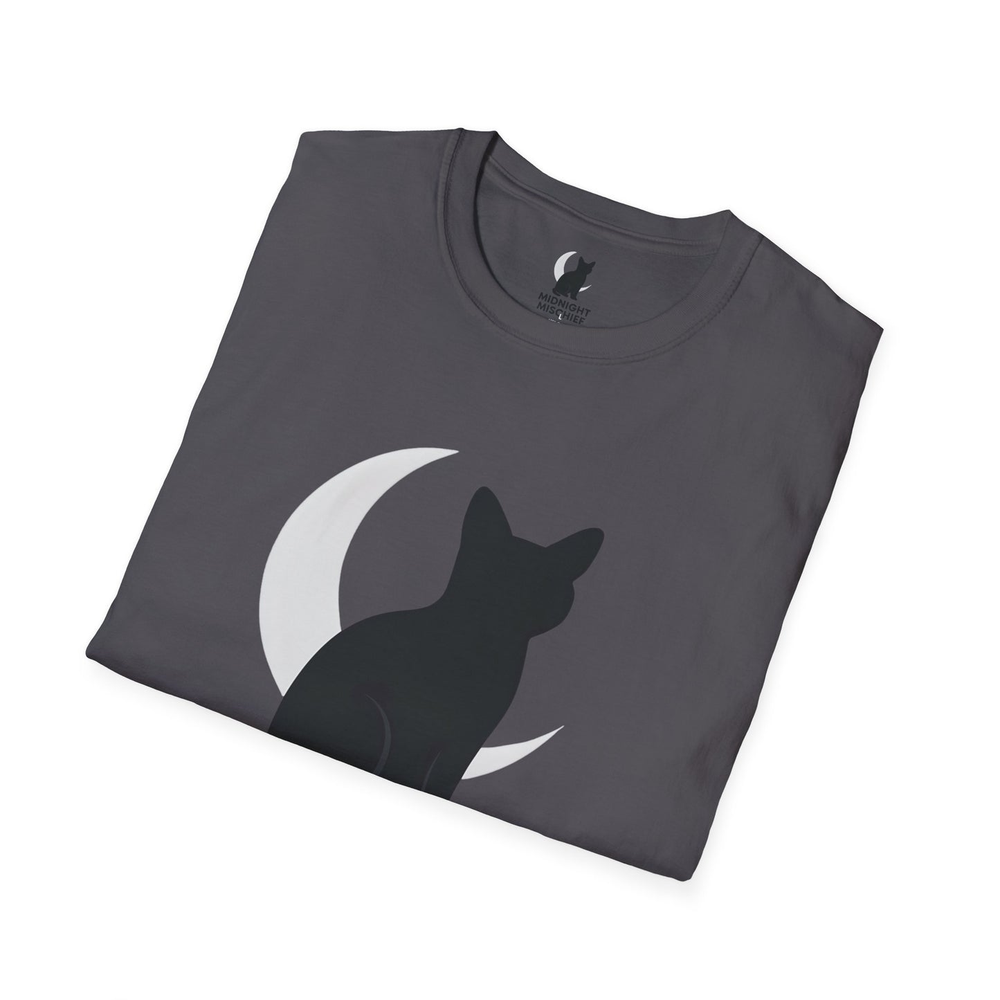 Midnight Mischief Moonlit Cat T-Shirt