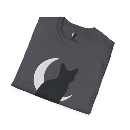 Midnight Mischief Moonlit Cat T-Shirt