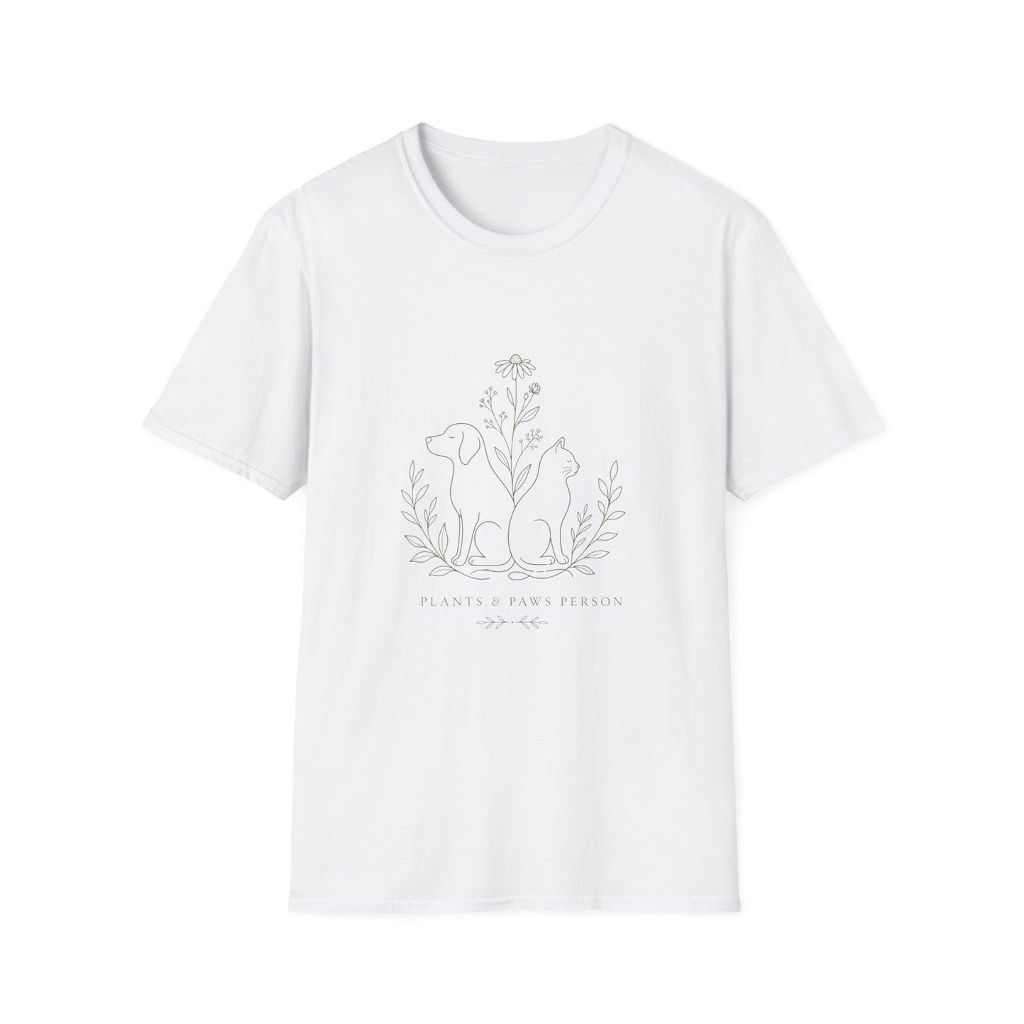 Plants & Paws Person T-Shirt