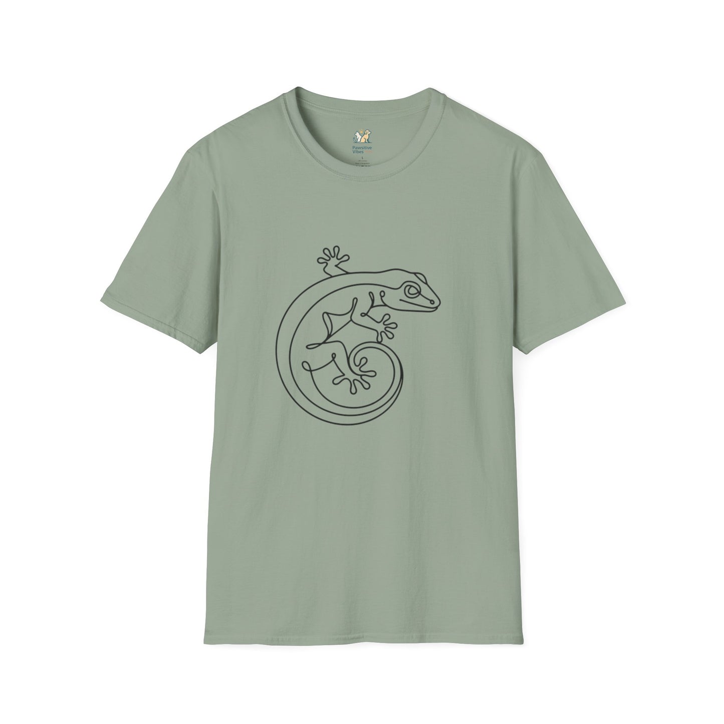 One-line Gecko T-Shirt