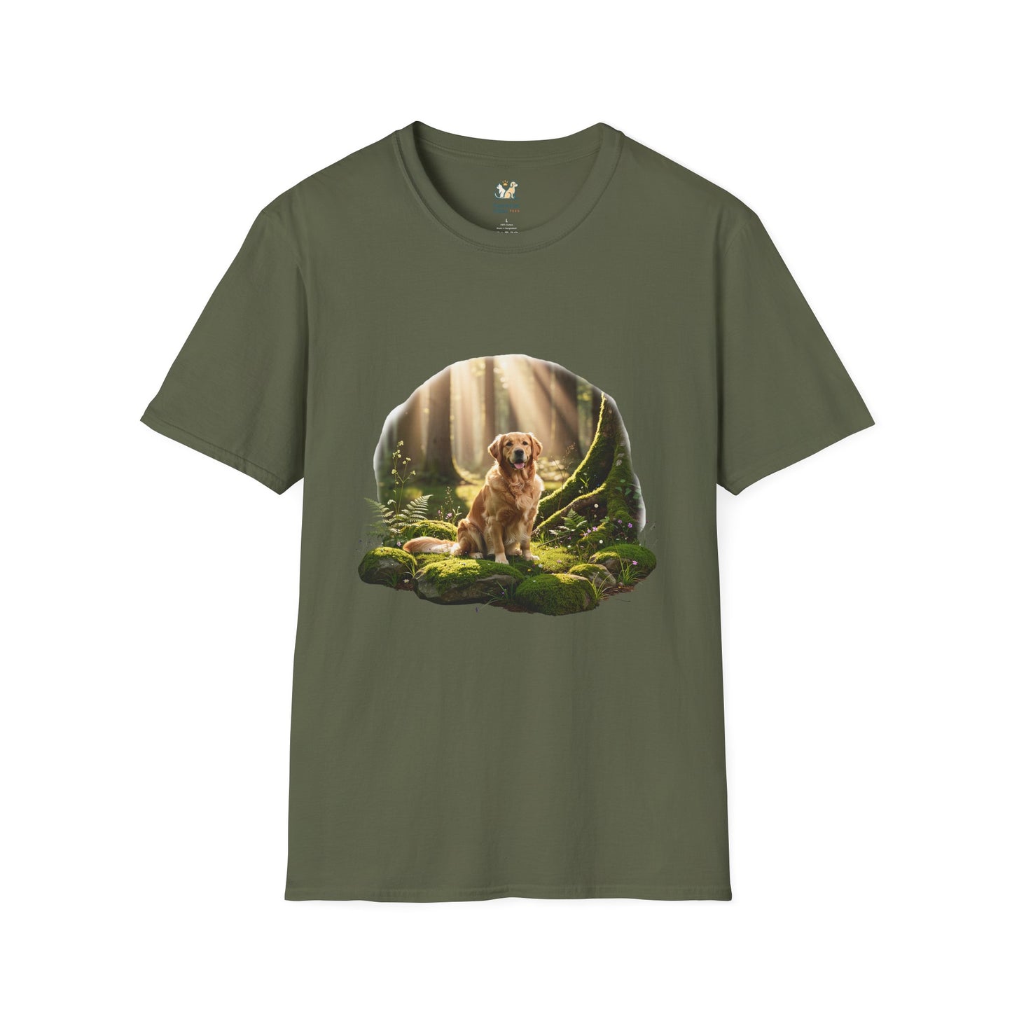 Golden Retriever In A ForestT-Shirt