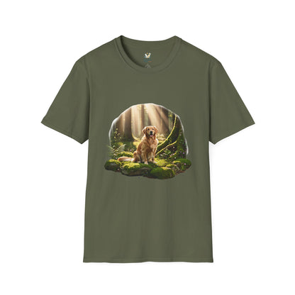 Golden Retriever In A ForestT-Shirt