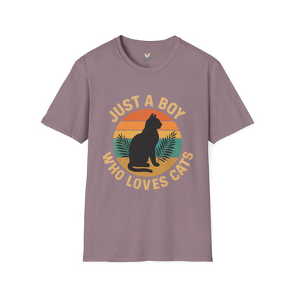 Boy Who Loves Cats T-Shirt