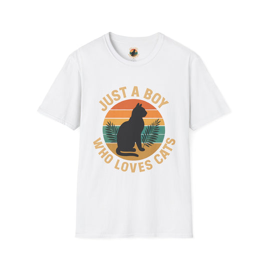 Boy Who Loves Cats T-Shirt