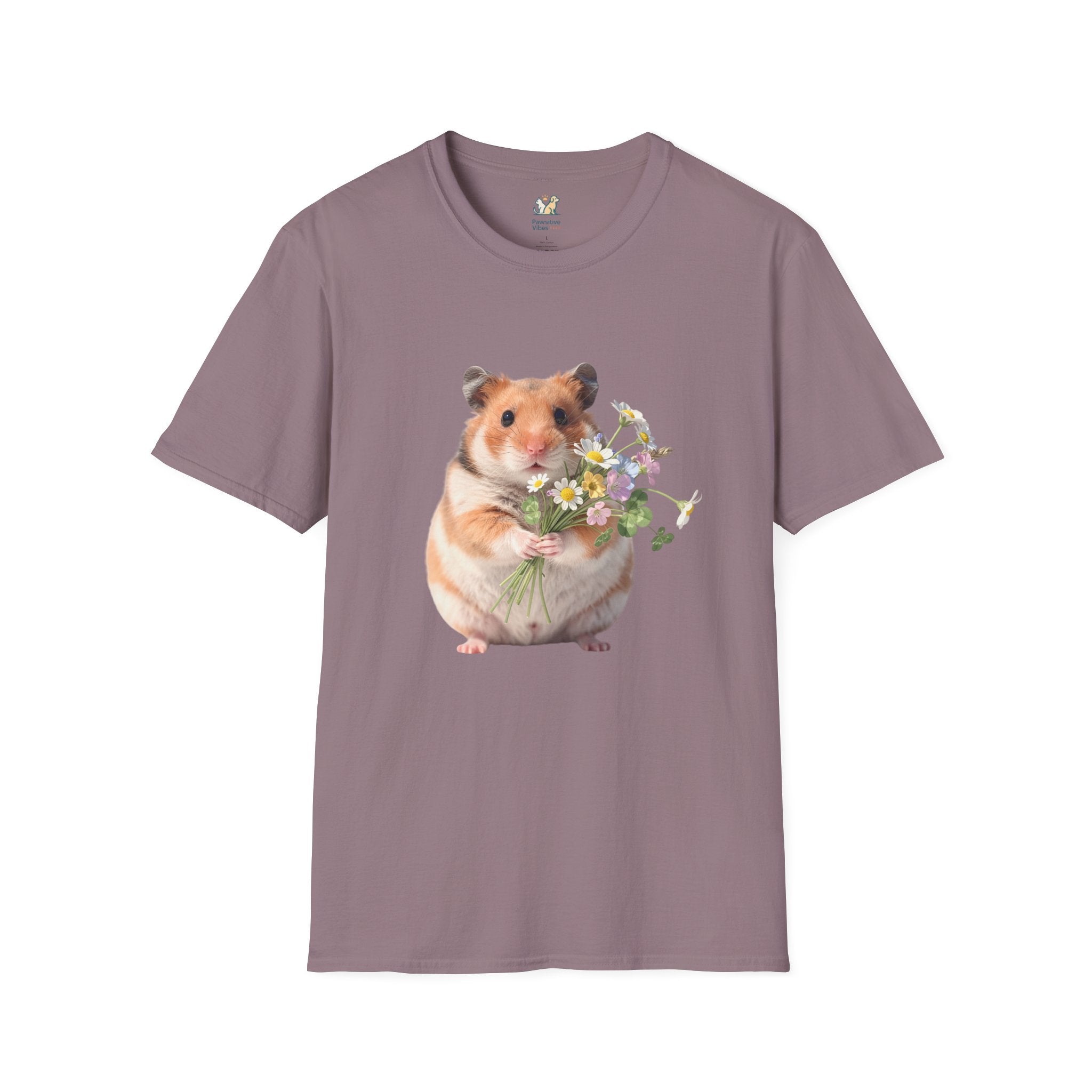 Hamster With  Wildflowers T-Shirt