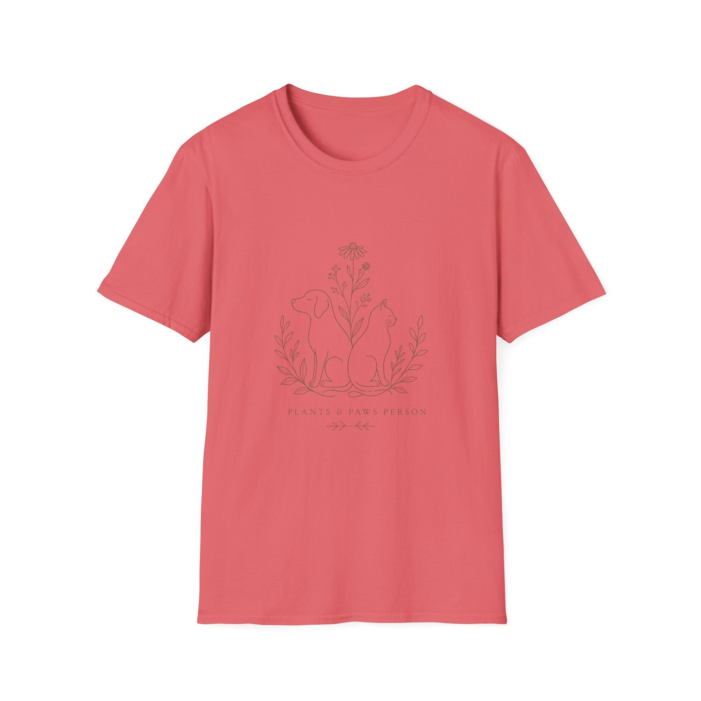 Plants & Paws Person T-Shirt