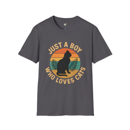 Boy Who Loves Cats T-Shirt