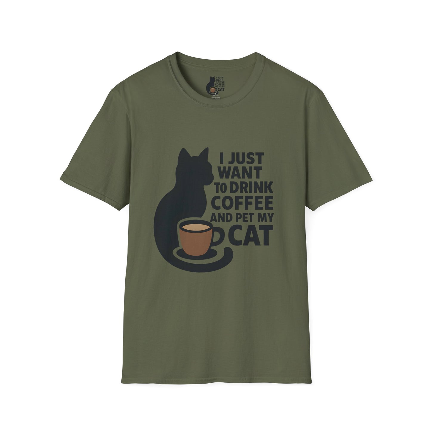Cat and Coffee T-Shirt