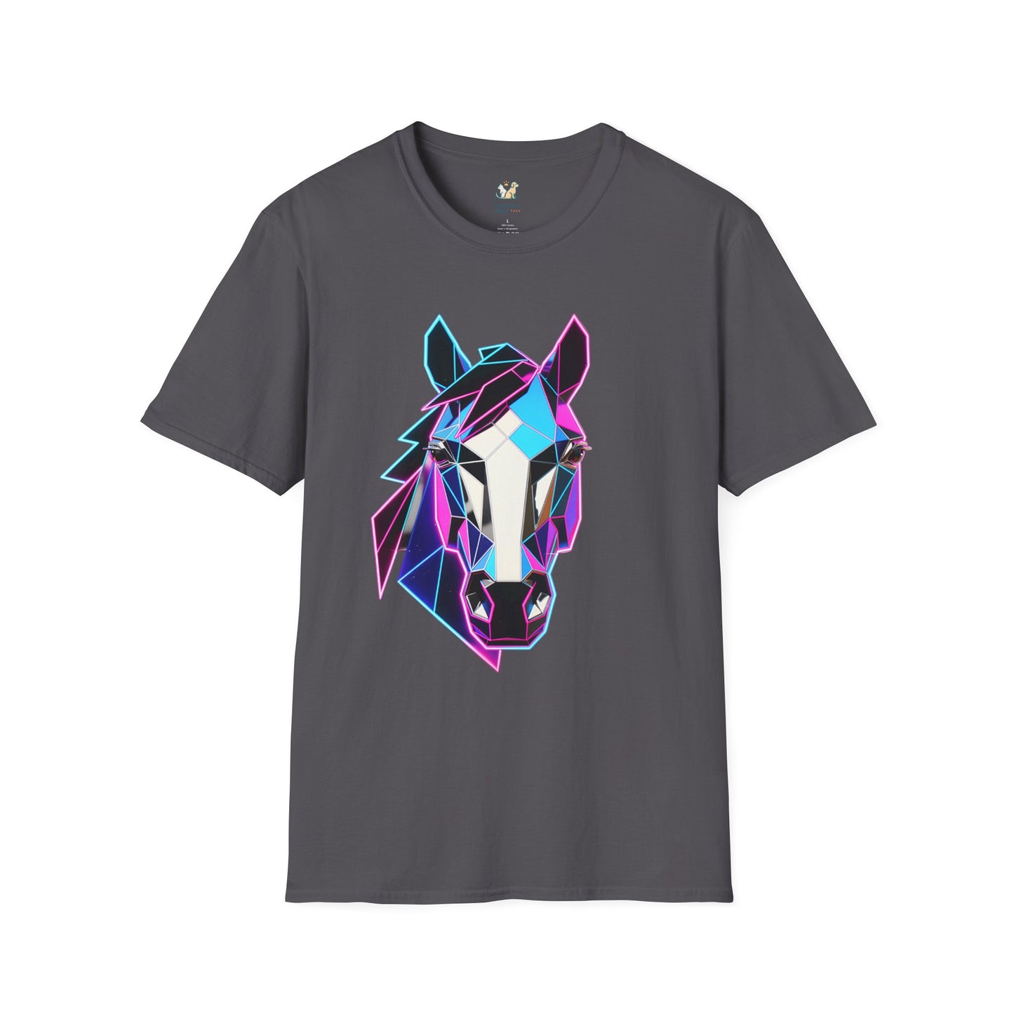 80s Geometric Horse Head T-Shirt
