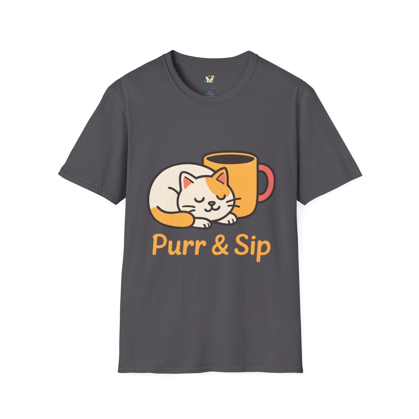 Purr and Sip Cat T-Shirt