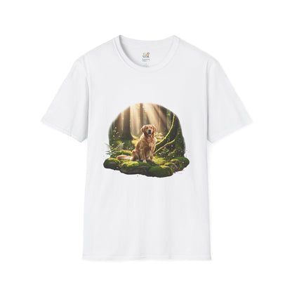 Golden Retriever In A ForestT-Shirt