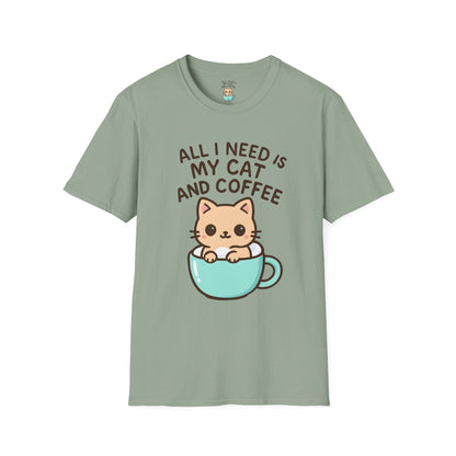 Cat in Coffee Cup T-Shirt