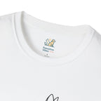 Sitting Cat Line Art T-Shirt