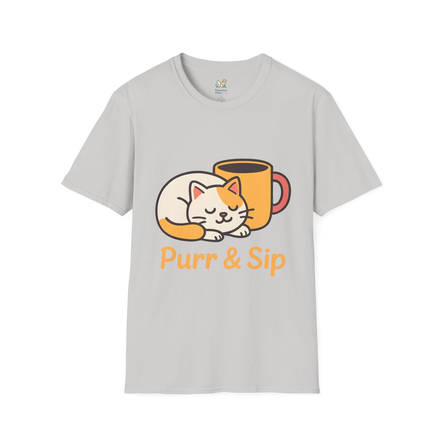 Purr and Sip Cat T-Shirt