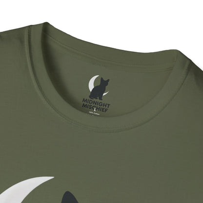 Midnight Mischief Moonlit Cat T-Shirt