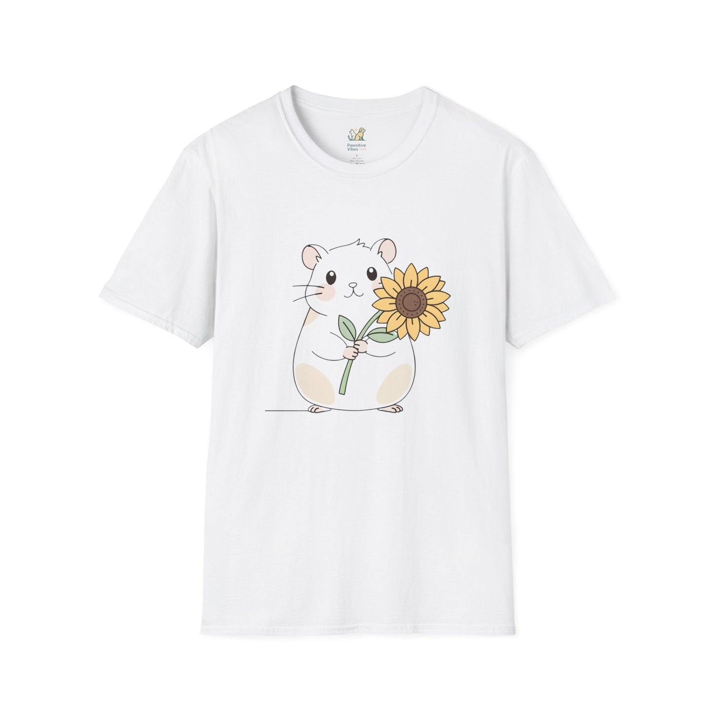 Hamster Line Art T-Shirt