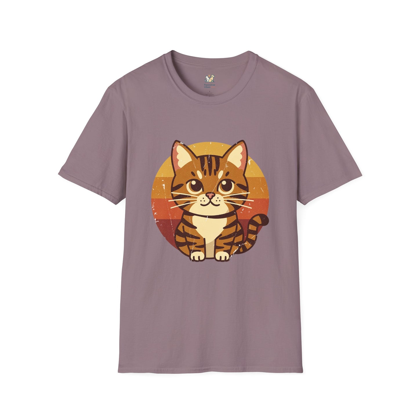 70s Tabby Cat Graphic T-Shirt