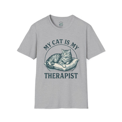 Cat Is My Therapist T-Shirt