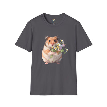 Hamster With  Wildflowers T-Shirt