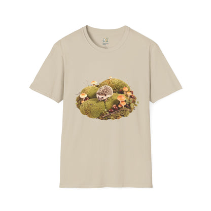 Hedgehog In A Mini Moss Garden T-Shirt