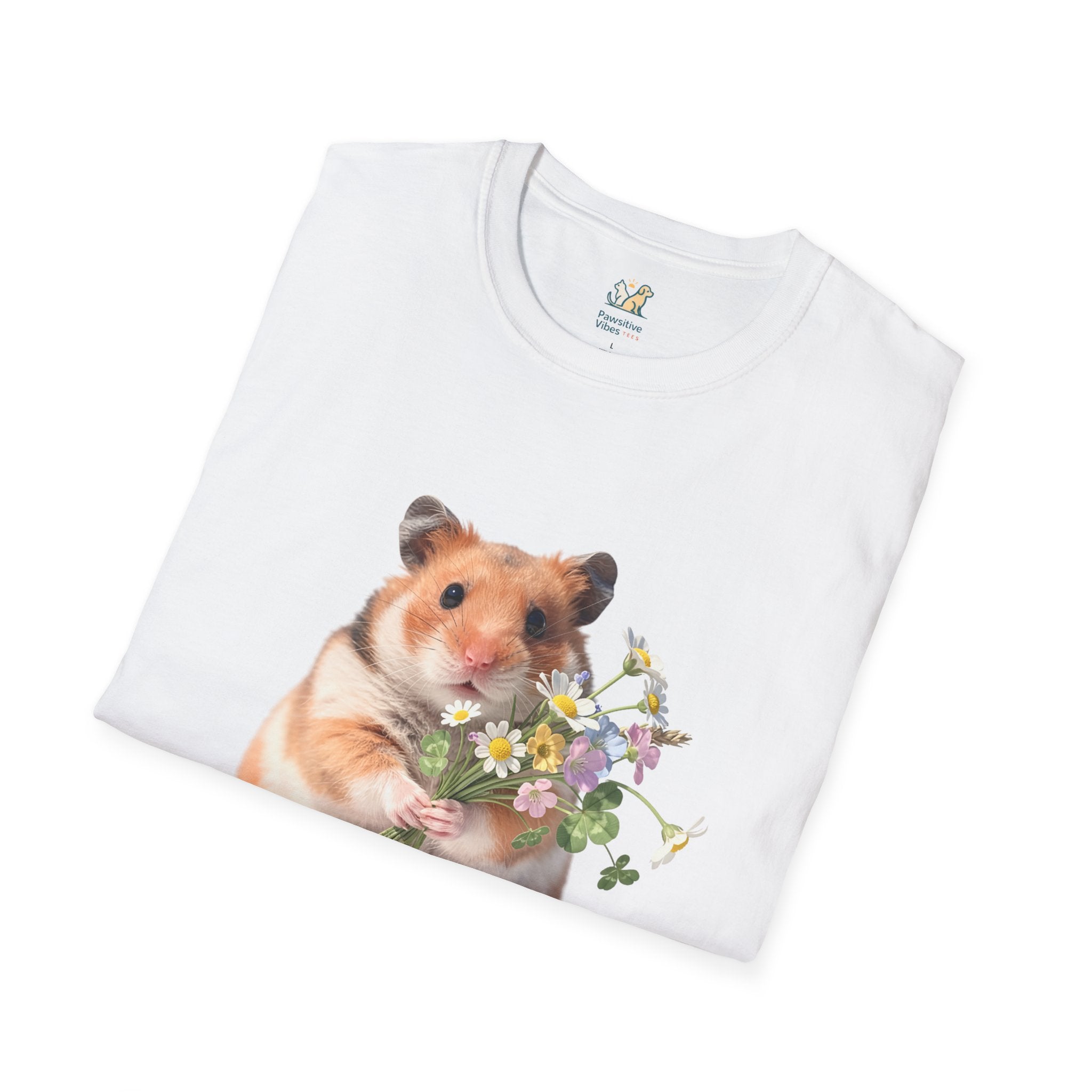 Hamster With  Wildflowers T-Shirt