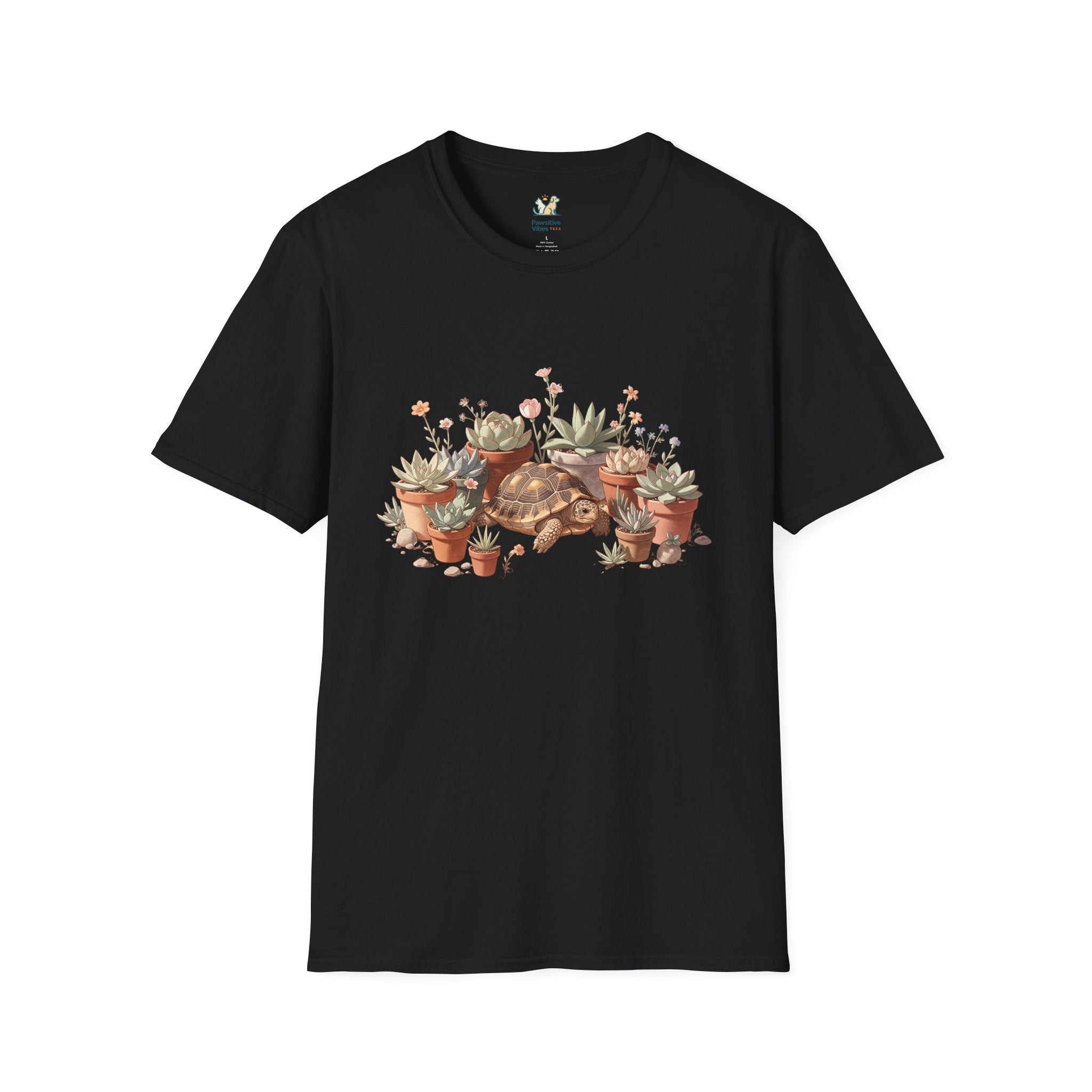 Tortoise Amid Succulents T-Shirt