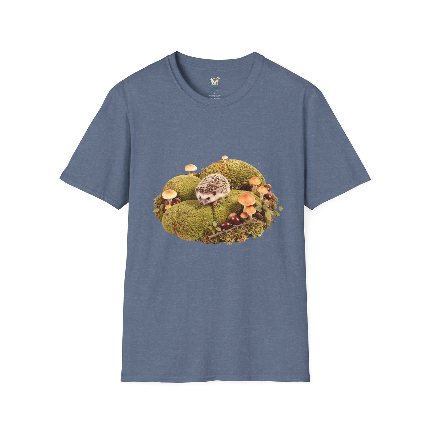 Hedgehog In A Mini Moss Garden T-Shirt