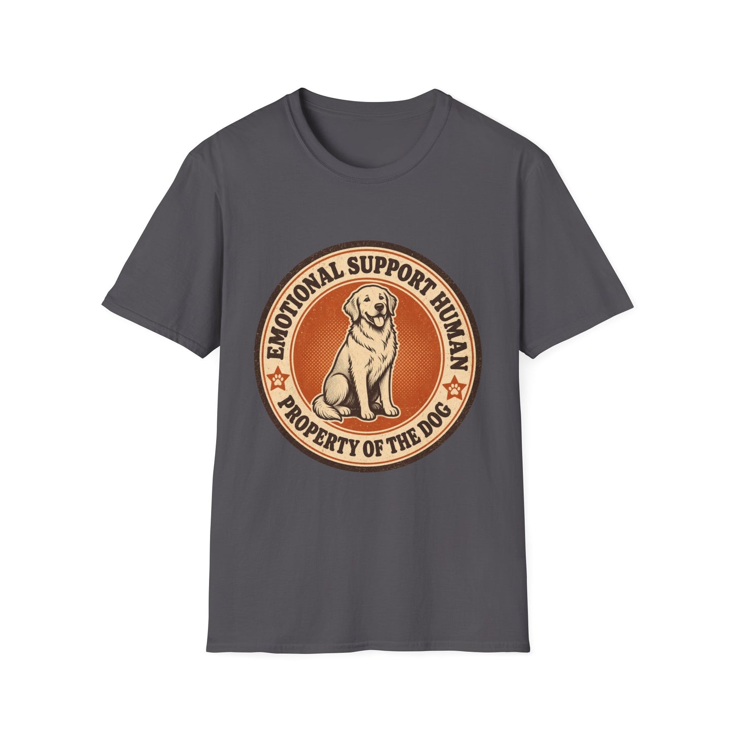 Emotional Support Human Property Of The Dog T-Shirt