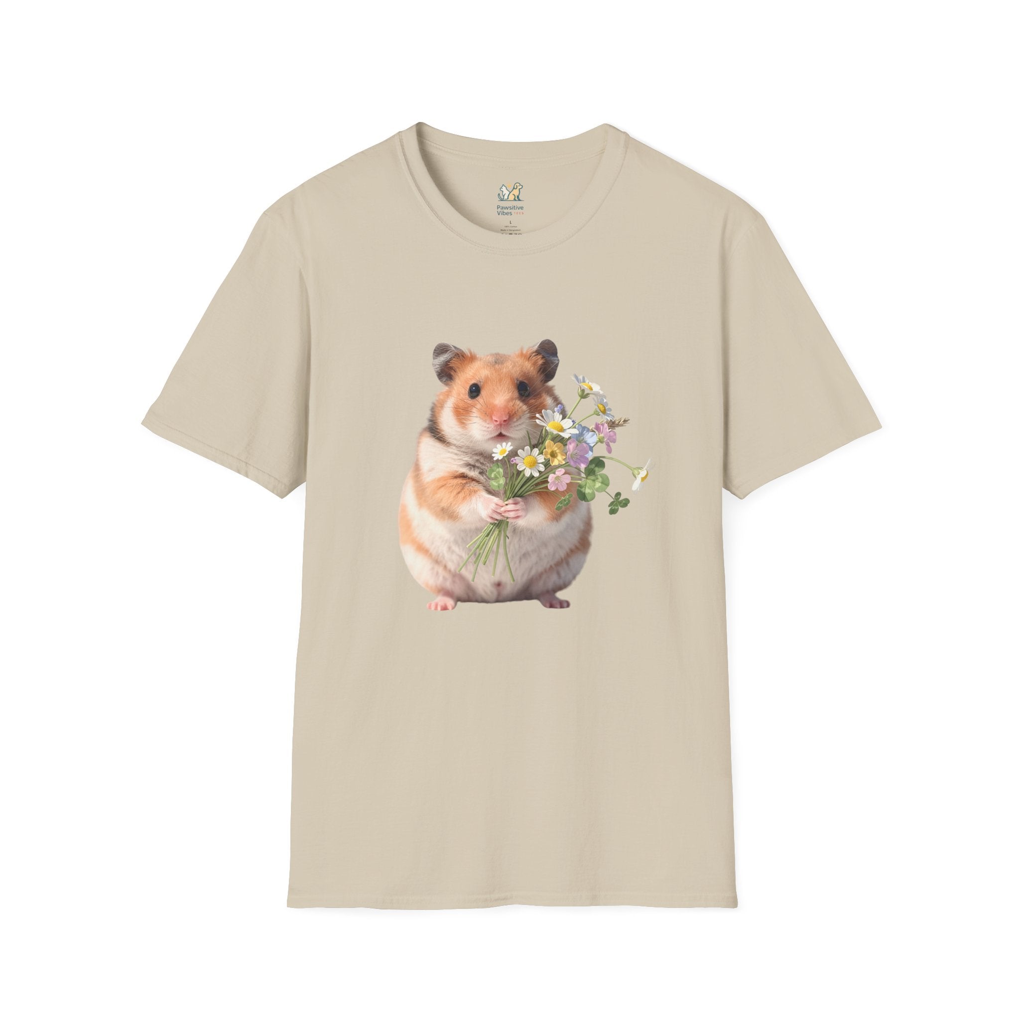 Hamster With  Wildflowers T-Shirt