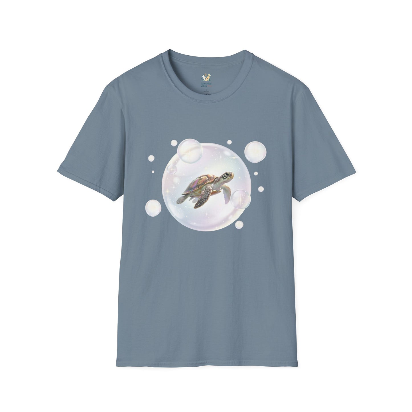 Turtle Floating In Bubble T-Shirt