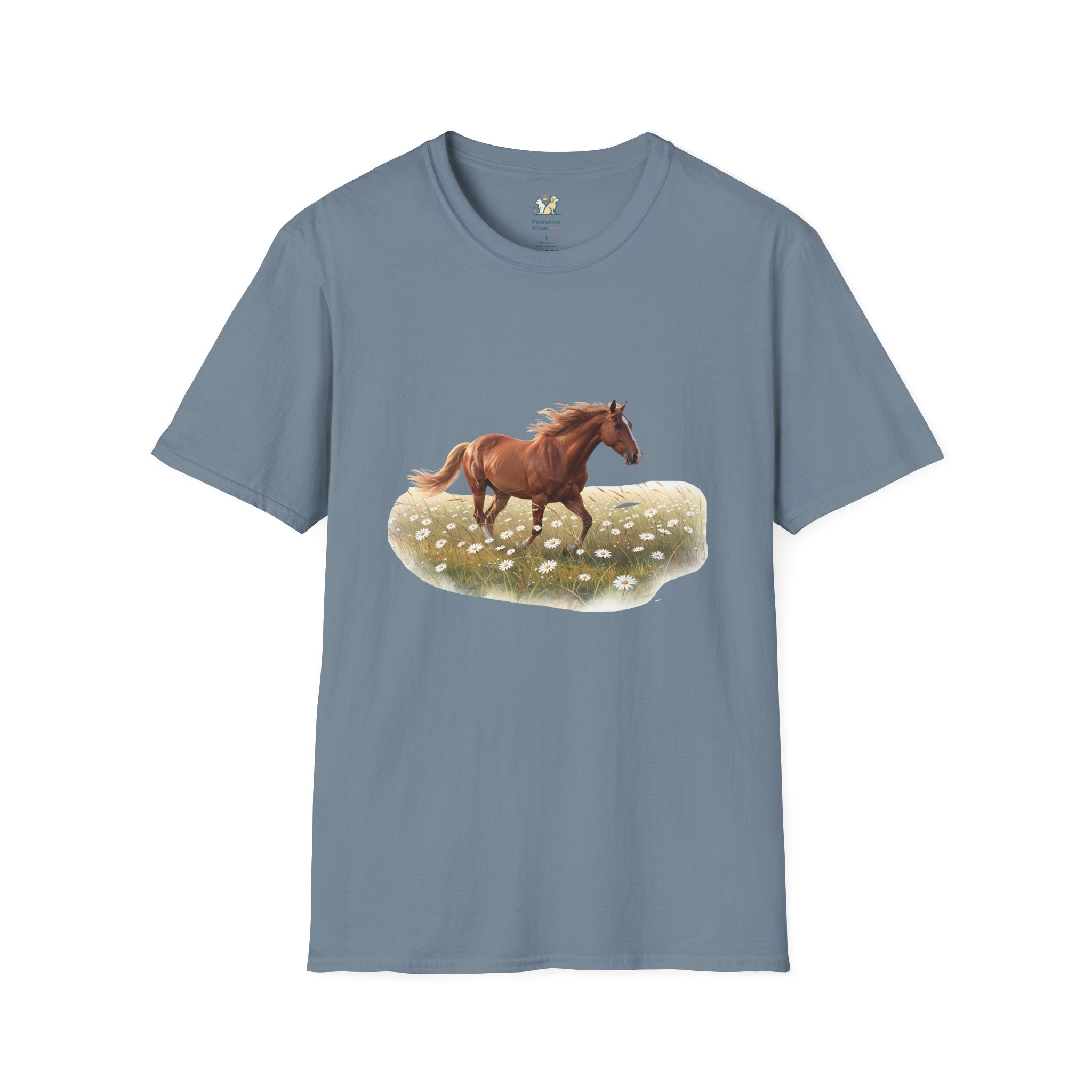 Horse Trotting In A Field T-Shirt