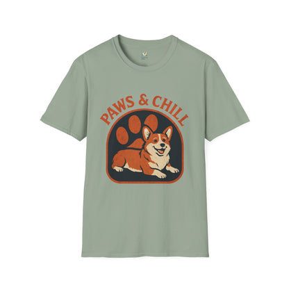Corgi Paw Print T-Shirt